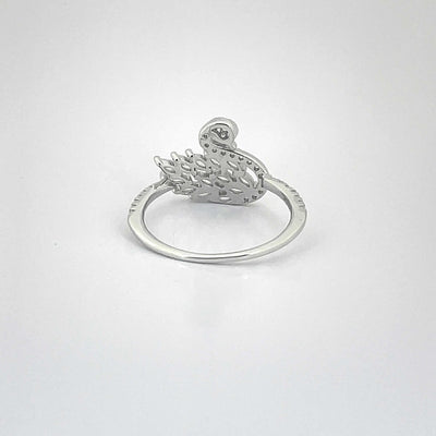 Women's Silver Swan Classy Ring 92.5 purity silver