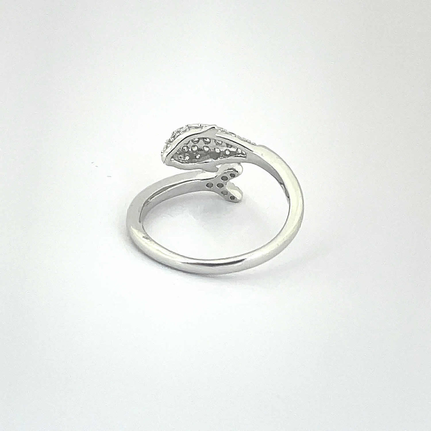 Women's Dolphin Shape Adjustable Open Ended  Ring 92.5 purity silver